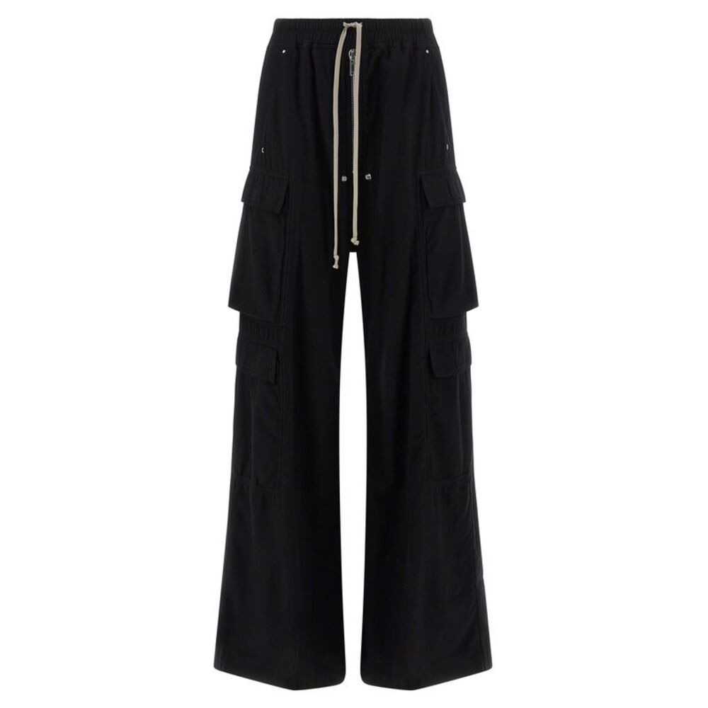 DRKSHDW Black Cotton Cargo Women's Pants